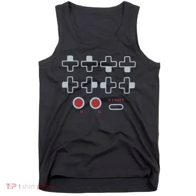 Cheat Code Contra Password Retro Game Gamer Gaming Tank Top