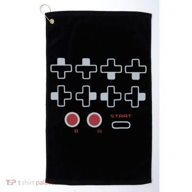 Cheat Code Contra Password Retro Game Gamer Gaming Golf Towel