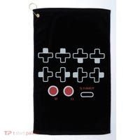 Cheat Code Contra Password Retro Game Gamer Gaming Golf Towel thumb 0