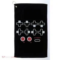 Cheat Code Contra Password Retro Game Gamer Gaming Golf Towel thumb 0