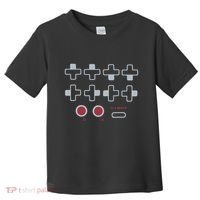 Cheat Code Contra Password Retro Game Gamer Gaming Toddler T-Shirt thumb 0
