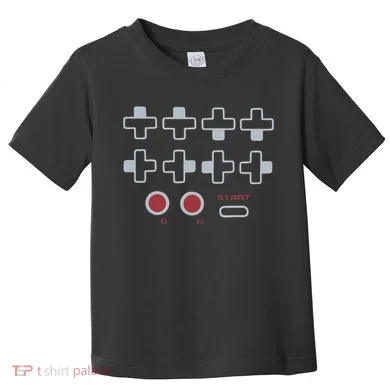 Cheat Code Contra Password Retro Game Gamer Gaming Toddler T-Shirt