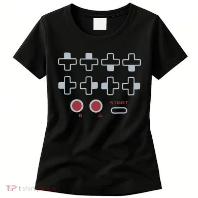 Cheat Code Contra Password Retro Game Gamer Gaming Women's T-Shirt