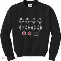 Cheat Code Contra Password Retro Game Gamer Gaming Kids Sweatshirt thumb 0