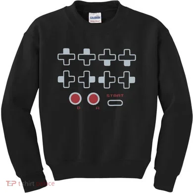 Cheat Code Contra Password Retro Game Gamer Gaming Kids Sweatshirt