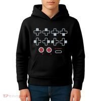 Cheat Code Contra Password Retro Game Gamer Gaming Kids Hoodie thumb 4