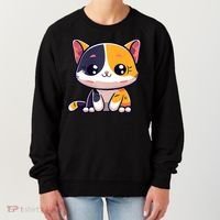 Calico Cat Cute Kitty Pet Kitten Owner Purr Meow Mom Mother Women's Sweatshirt thumb 0