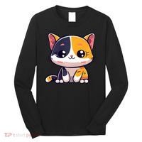 Calico Cat Cute Kitty Pet Kitten Owner Purr Meow Mom Mother Long Sleeve Shirt thumb 0