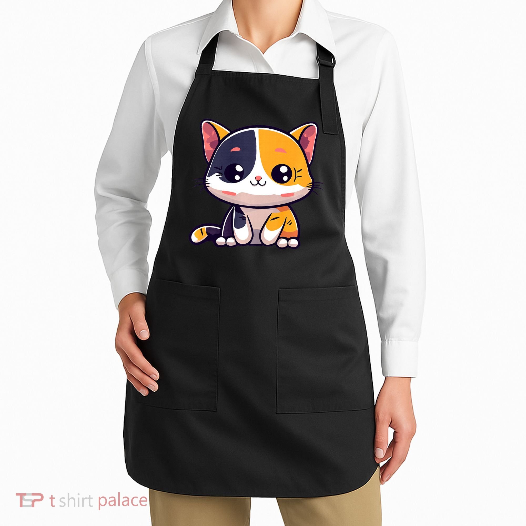 Calico Cat Cute Kitty Pet Kitten Owner Purr Meow Mom Mother Apron