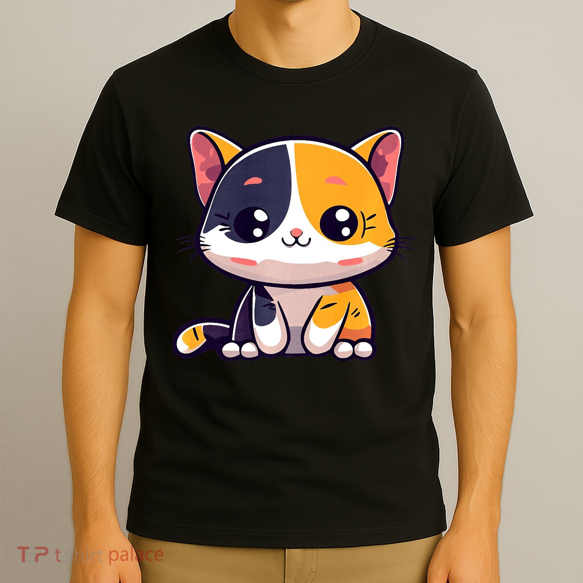 Calico Cat Cute Kitty Pet Kitten Owner Purr Meow Mom Mother T-Shirt