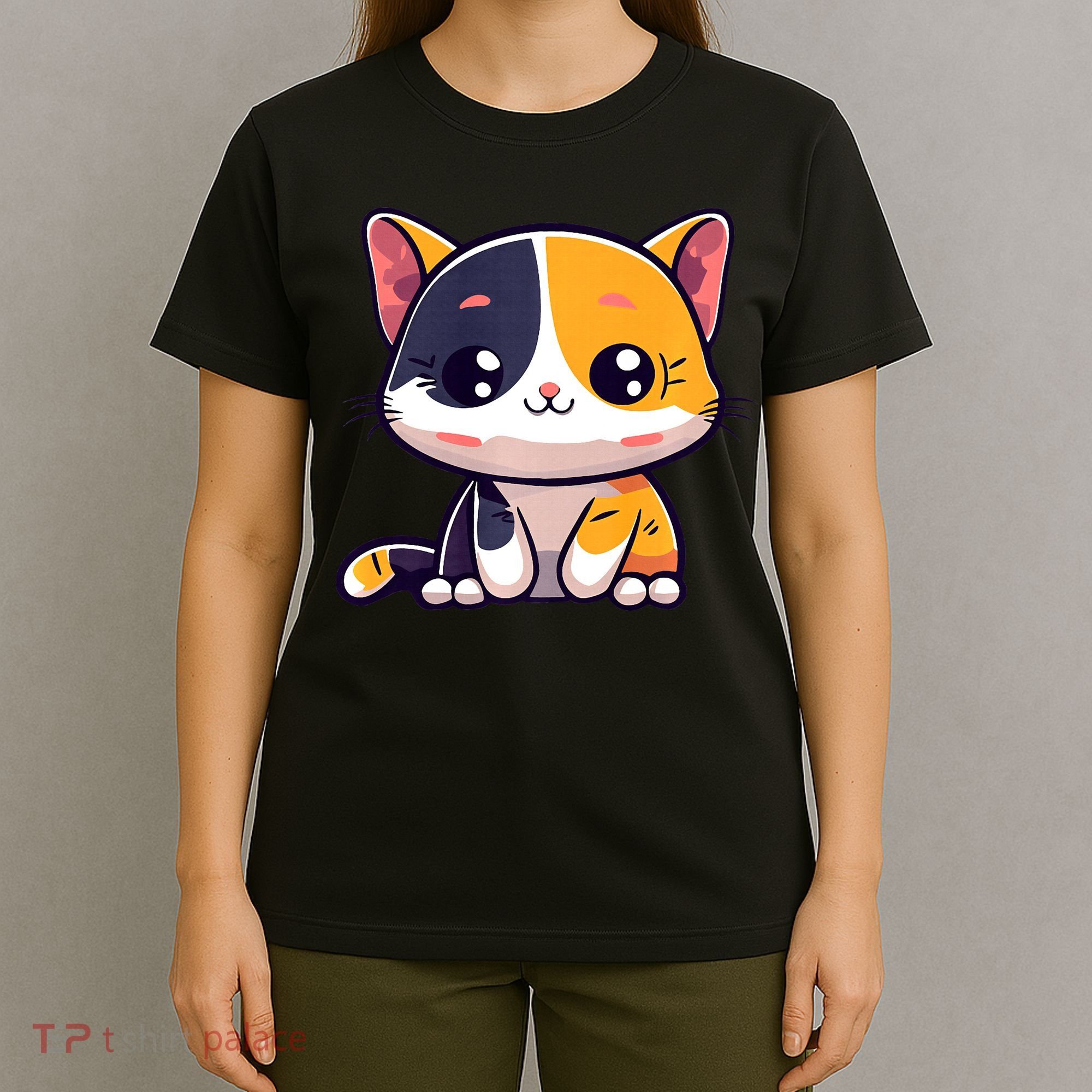Calico Cat Cute Kitty Pet Kitten Owner Purr Meow Mom Mother T-Shirt