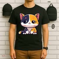 Calico Cat Cute Kitty Pet Kitten Owner Purr Meow Mom Mother T-Shirt thumb 6