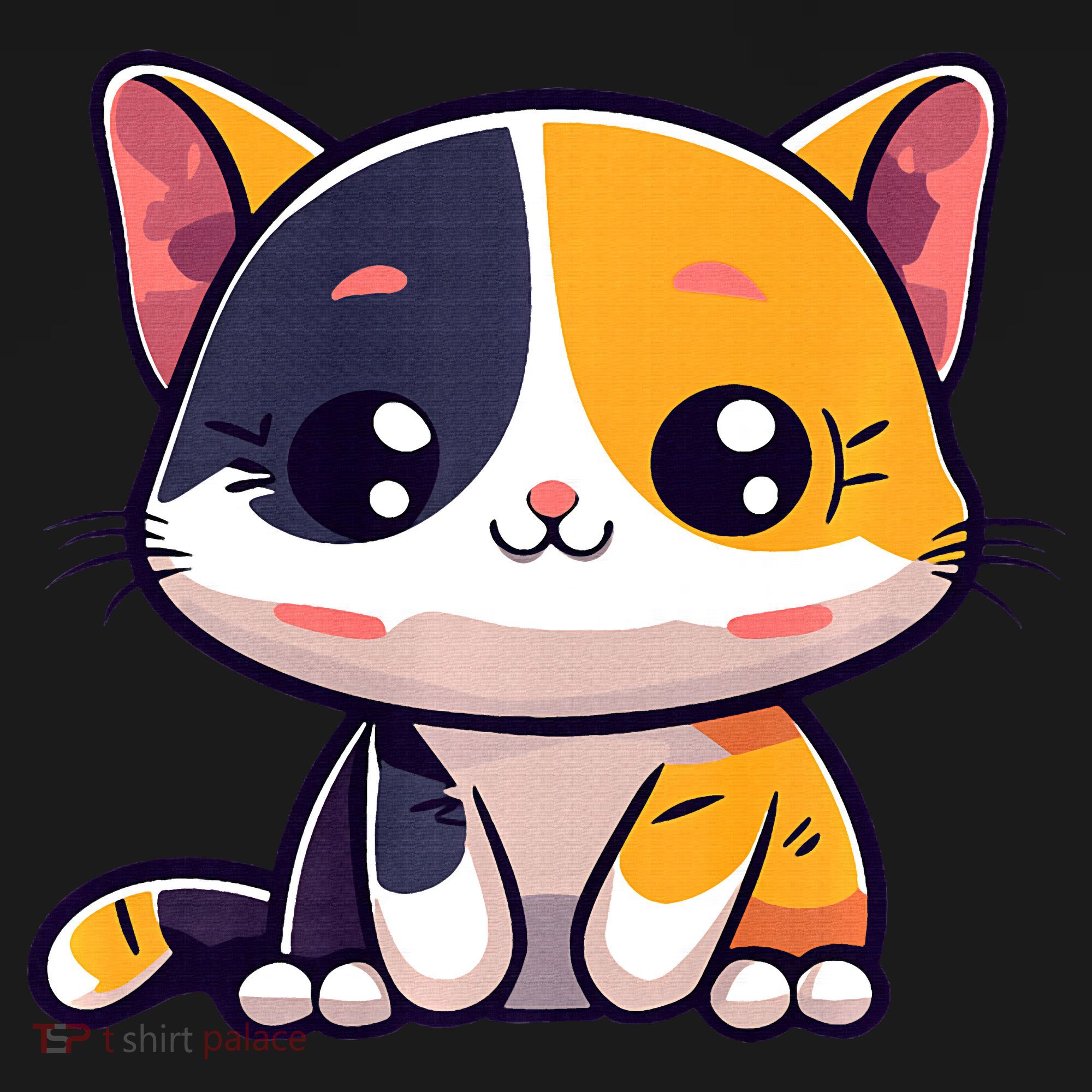 Calico Cat Cute Kitty Pet Kitten Owner Purr Meow Mom Mother Kids Sweatshirt
