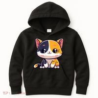 Calico Cat Cute Kitty Pet Kitten Owner Purr Meow Mom Mother Kids Hoodie thumb 0