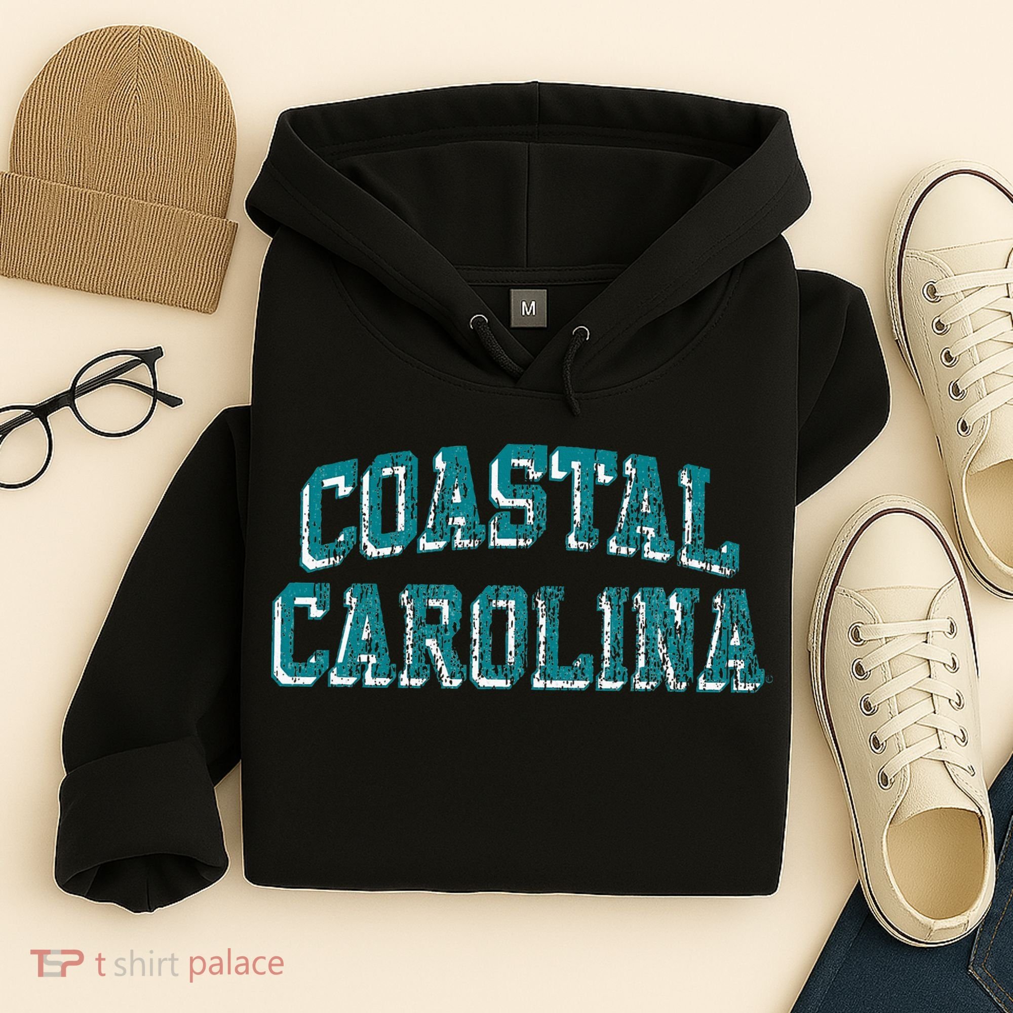 Coastal Carolina Chanticleers Retro Arch Logo Hoodie