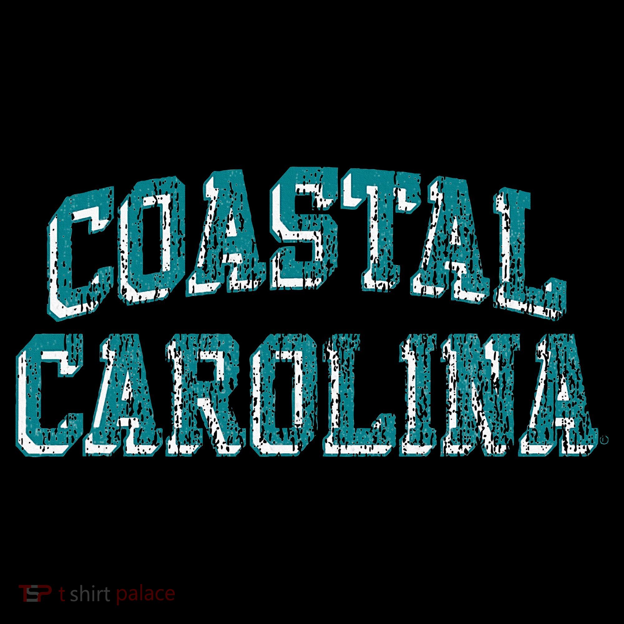 Coastal Carolina Chanticleers Retro Arch Logo Long Sleeve Shirt