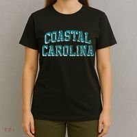Coastal Carolina Chanticleers Retro Arch Logo T-Shirt thumb 4