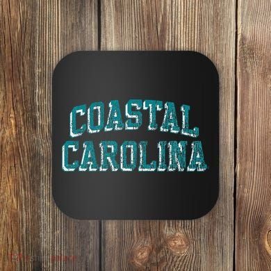 Coastal Carolina Chanticleers Retro Arch Logo Coaster