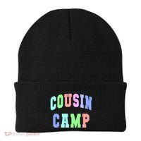 College Cousin Camp Aunt Team Family Vibes Best Ever Gift Beanie thumb 0