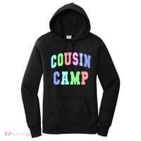 College Cousin Camp Aunt Team Family Vibes Best Ever Gift Women's Hoodie thumb 0