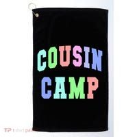 College Cousin Camp Aunt Team Family Vibes Best Ever Gift Golf Towel thumb 0