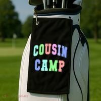 College Cousin Camp Aunt Team Family Vibes Best Ever Gift Golf Towel thumb 2