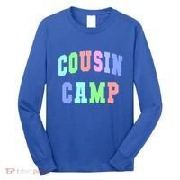 College Cousin Camp Aunt Team Family Vibes Best Ever Gift Long Sleeve Shirt thumb 0
