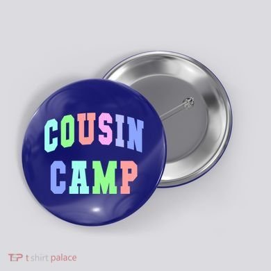 College Cousin Camp Aunt Team Family Vibes Best Ever Gift Button