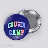 College Cousin Camp Aunt Team Family Vibes Best Ever Gift Button thumb 0