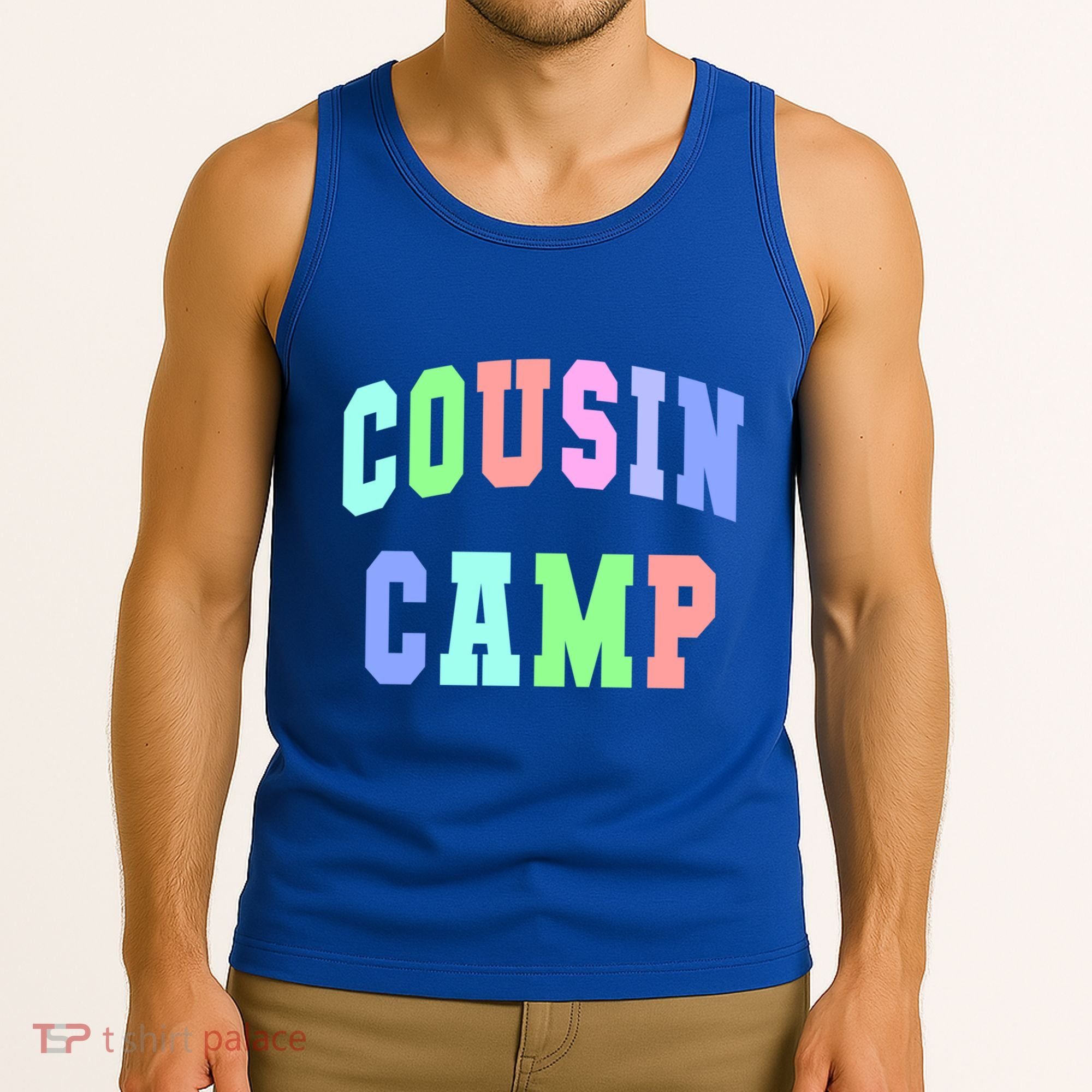 College Cousin Camp Aunt Team Family Vibes Best Ever Gift Tank Top
