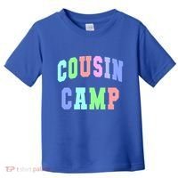 College Cousin Camp Aunt Team Family Vibes Best Ever Gift Toddler T-Shirt thumb 0