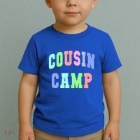 College Cousin Camp Aunt Team Family Vibes Best Ever Gift Toddler T-Shirt thumb 2