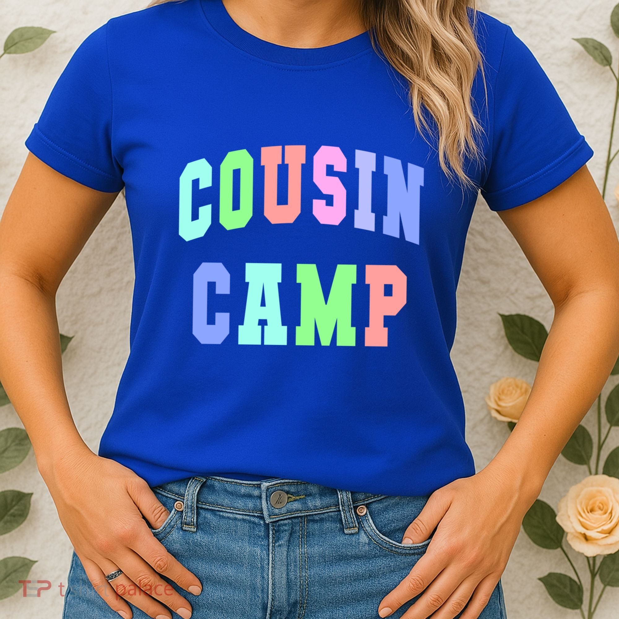 College Cousin Camp Aunt Team Family Vibes Best Ever Gift Women's T-Shirt