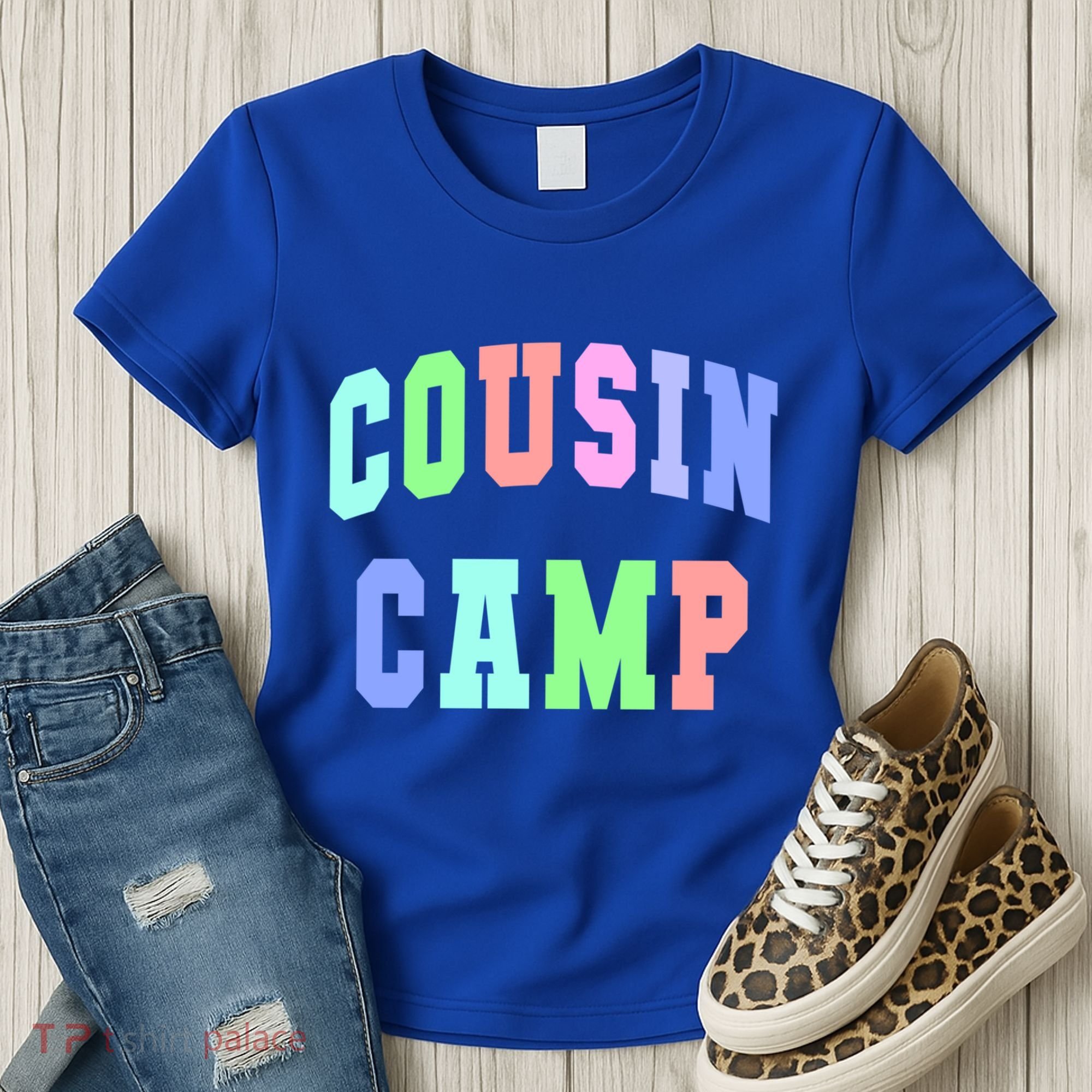 College Cousin Camp Aunt Team Family Vibes Best Ever Gift Women's T-Shirt