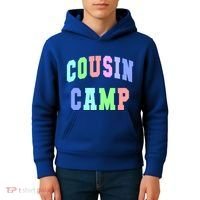 College Cousin Camp Aunt Team Family Vibes Best Ever Gift Kids Hoodie thumb 4