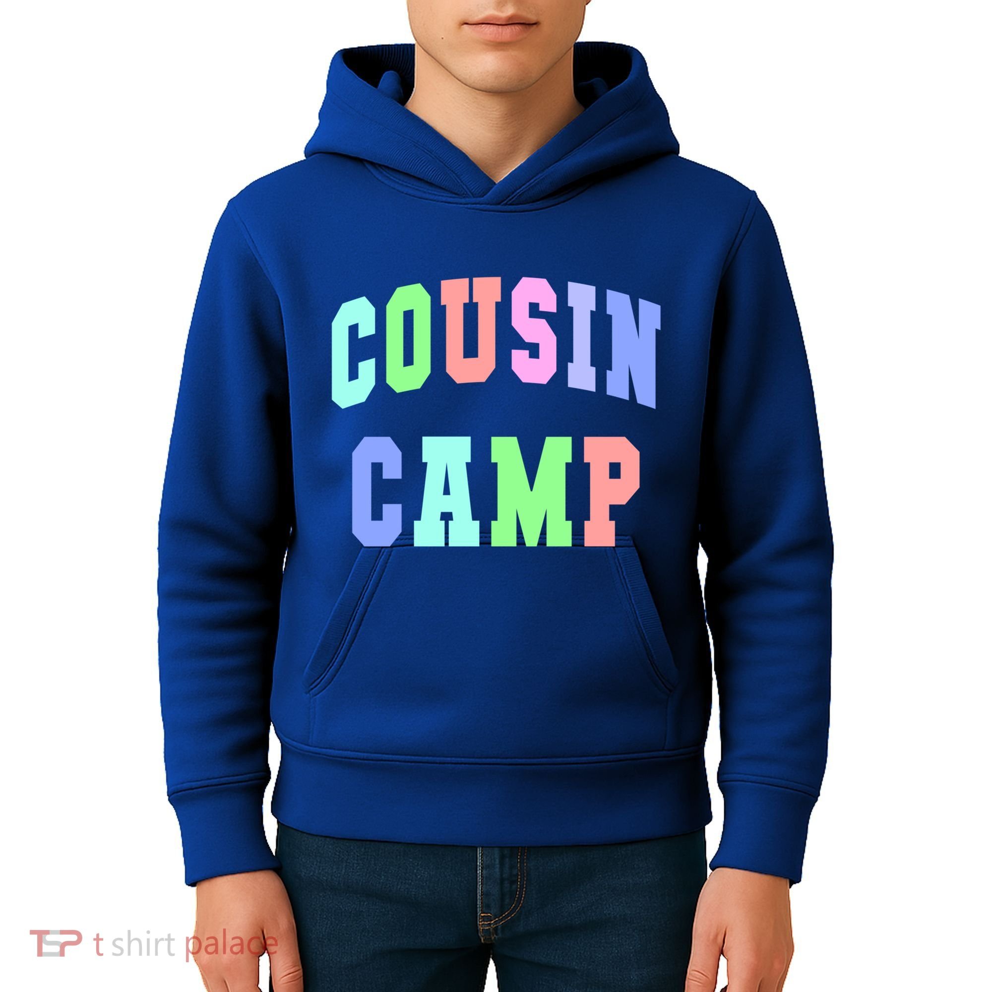 College Cousin Camp Aunt Team Family Vibes Best Ever Gift Kids Hoodie