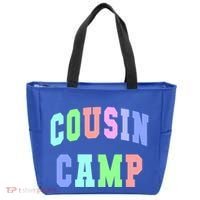 College Cousin Camp Aunt Team Family Vibes Best Ever Gift Tote Bag thumb 0