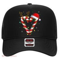 Candy Cane Crew Santa Christmas Lights Xmas Gift Hat thumb 0