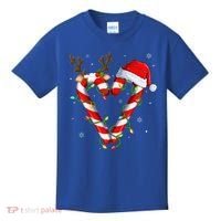 Candy Cane Crew Santa Christmas Lights Xmas Gift Kids T-Shirt thumb 0