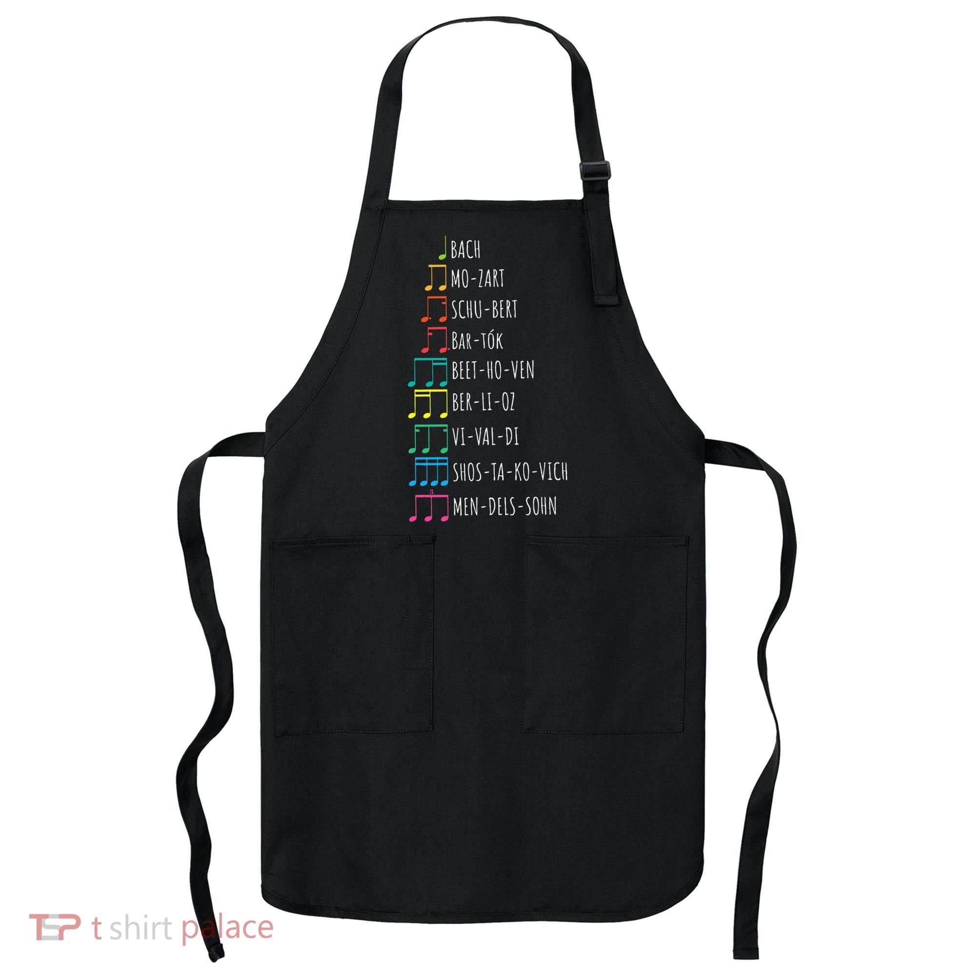 Classic Composers Classical Music Musical Notes Apron