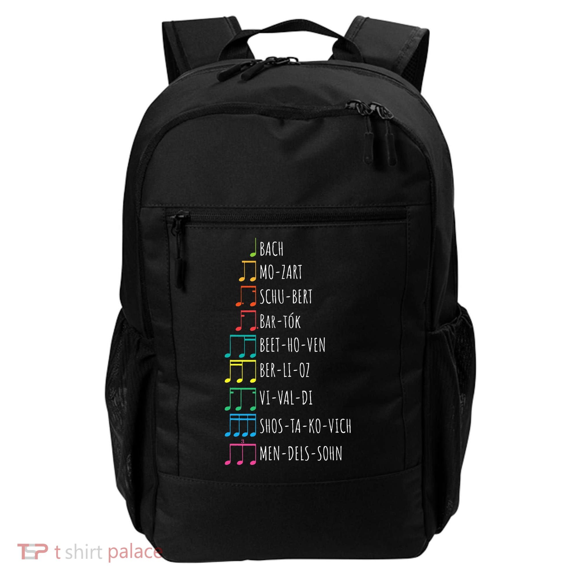Classic Composers Classical Music Musical Notes Backpack