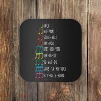 Classic Composers Classical Music Musical Notes Coaster thumb 0