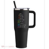Classic Composers Classical Music Musical Notes 40oz Vacuum Insulated Stainless Steel Travel Tumbler thumb 0