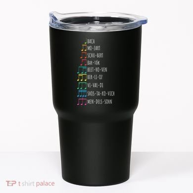 Classic Composers Classical Music Musical Notes Tumbler