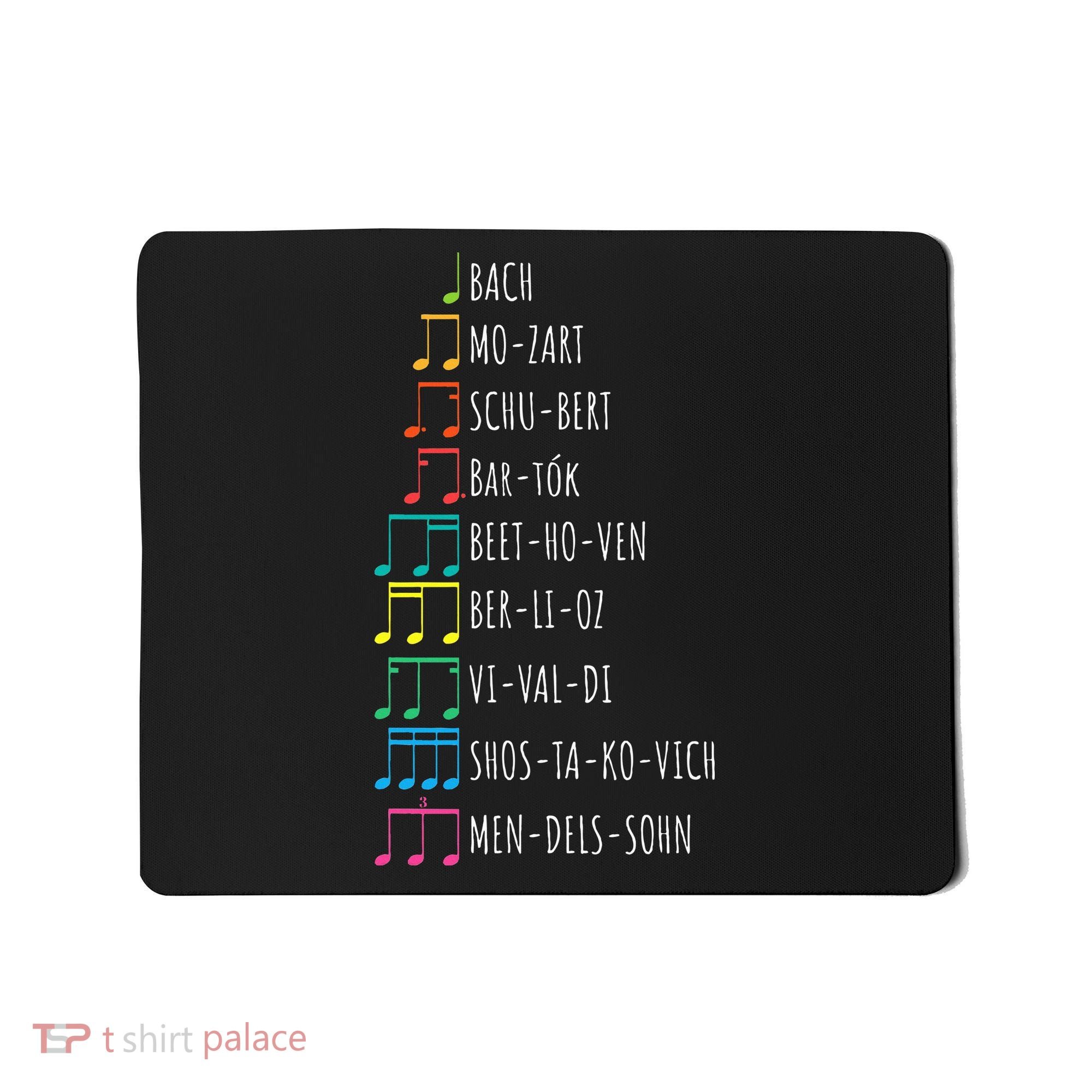 Classic Composers Classical Music Musical Notes Mousepad