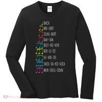 Classic Composers Classical Music Musical Notes Women's Long Sleeve Shirt thumb 0