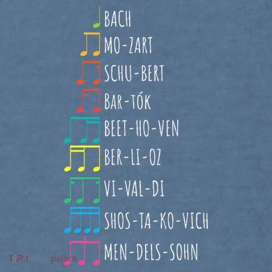 Classic Composers Classical Music Musical Notes Garment-Dyed Sweatshirt