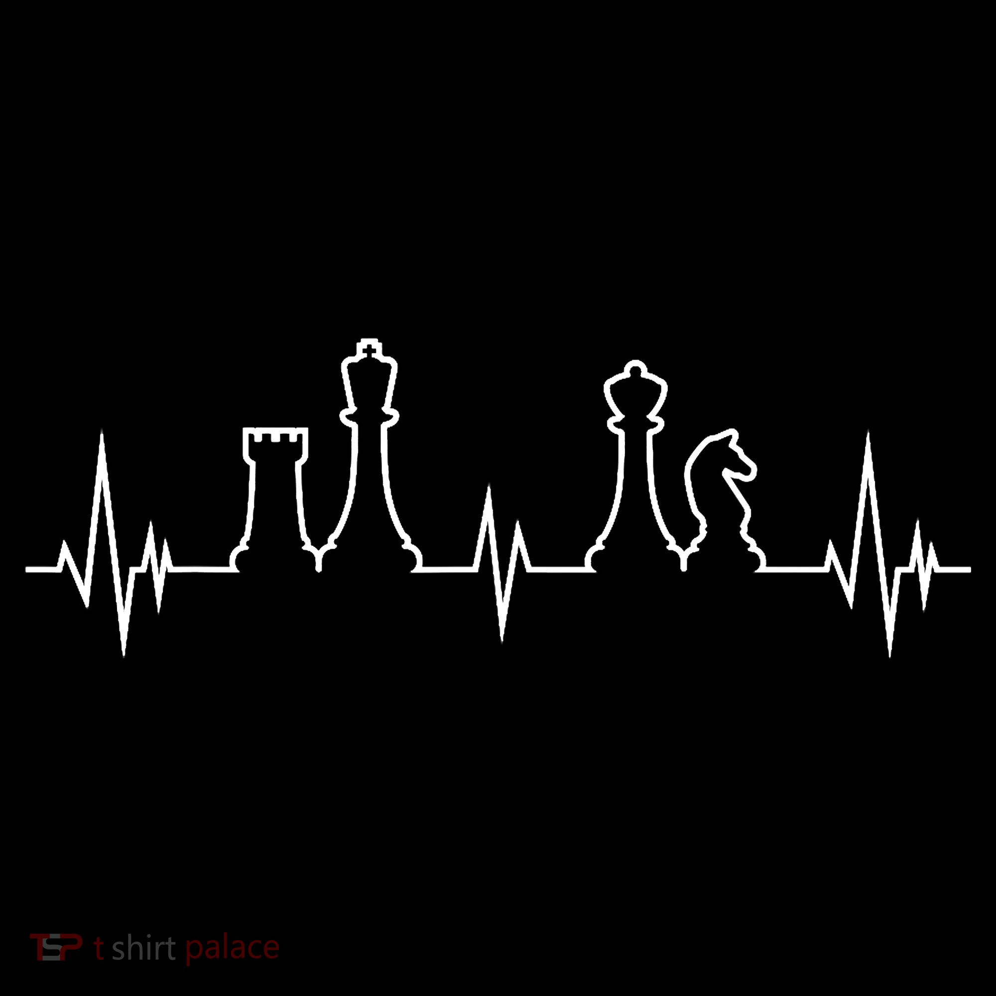 Chess, Chess Club, Chess Heartbeat T-Shirt