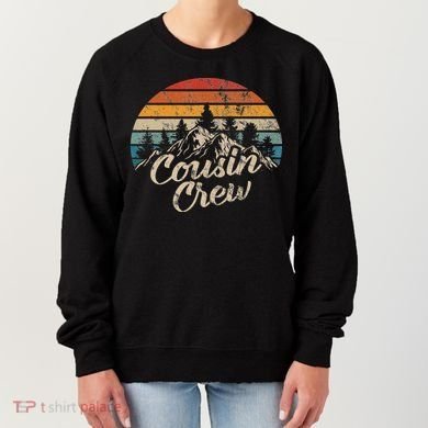 Cousin Crew Camping Outdoor Sunset Summer Camp Women's Sweatshirt