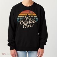 Cousin Crew Camping Outdoor Sunset Summer Camp Women's Sweatshirt thumb 0